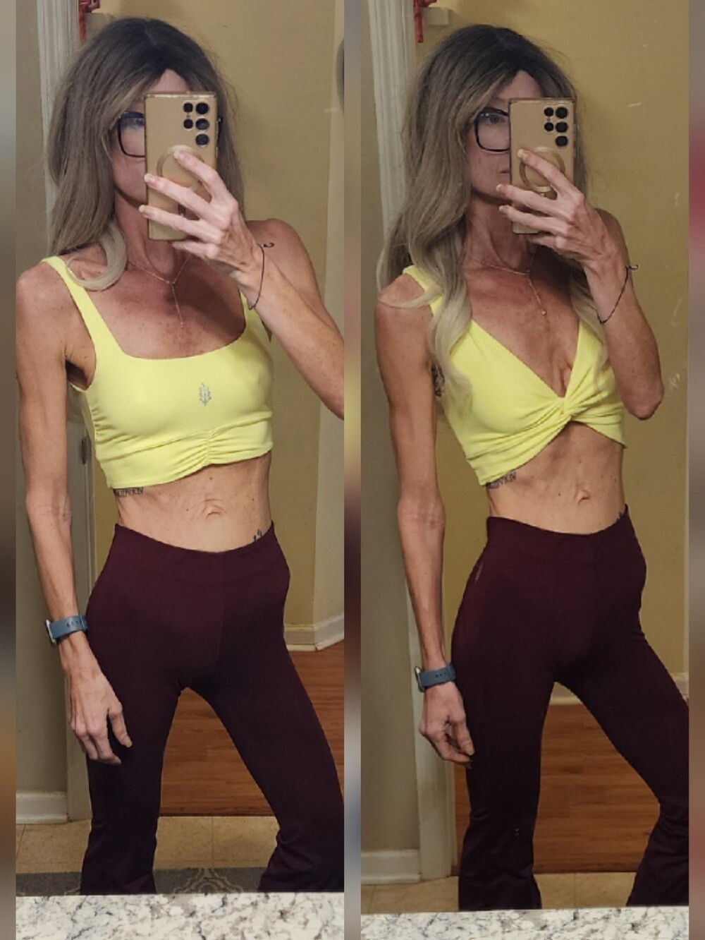 Free People FP Movement Never Better Reversible Twist Crop Sports Bra